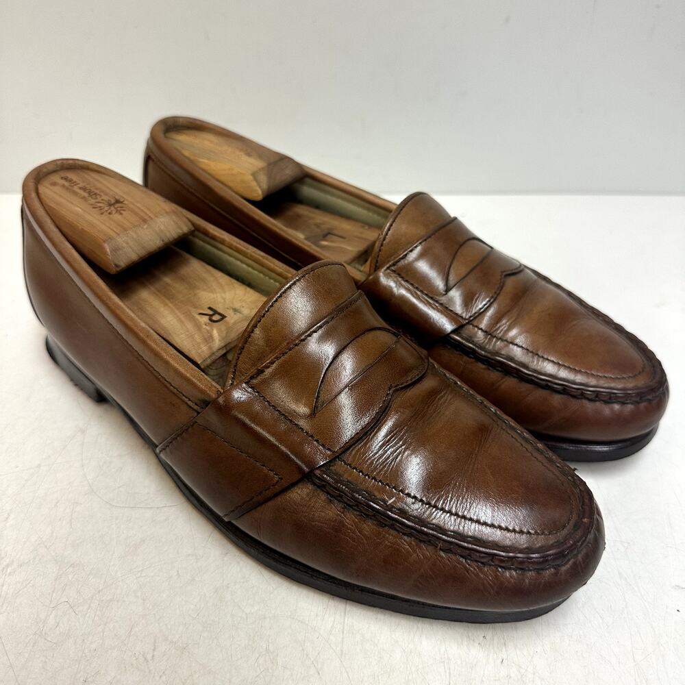 Rancourt & Co. x Cole Haan Full Strap Pinch Penny Loafer Made in USA GUC 9 D